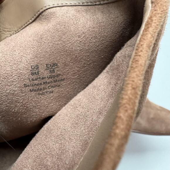 Sam Edelman Hiltin Hai Camel Knee-High Suede Boots 8 - Picture 10 of 10